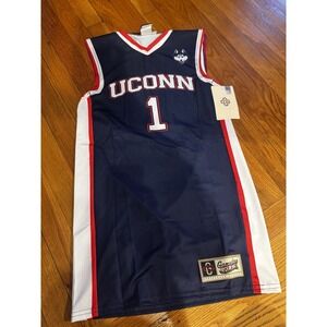 Gameday Greats UCONN Huskies Lightweight Basketball Jersey Men's S NWT Navy‎